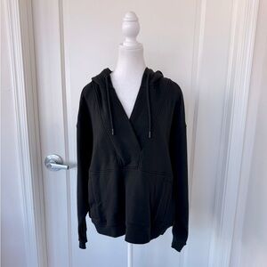 UGG Women's Adryann Hoodie Sweater Black Size Medium